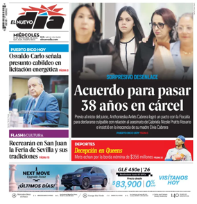 Cover of El Nuevo Dia