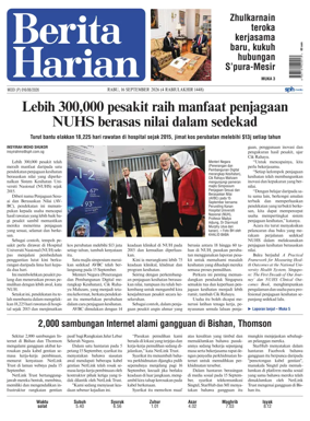 Cover of Berita Harian
