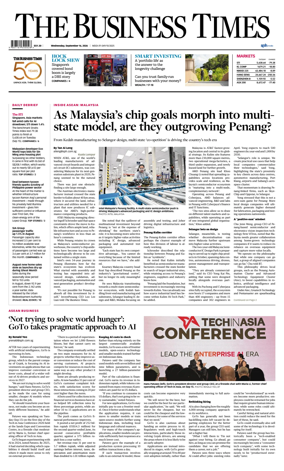 Cover of The Business Times