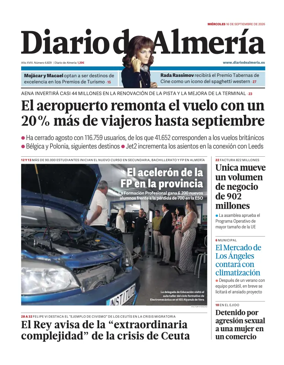 Cover of Diario de Almeria