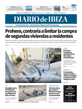 Cover of Diario de Ibiza