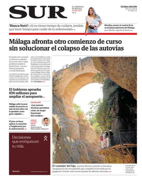 Cover of Diario Sur_Ultima
