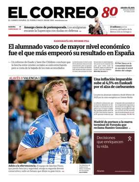 Cover of EL Correo (Alava)