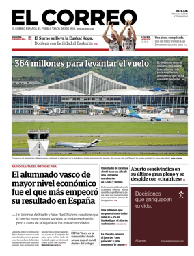 Cover of El Correo (Vizcaya)