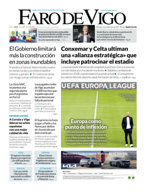 Cover of Faro de Vigo