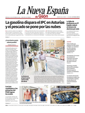 Cover of La Nueva Espana (Gijon)