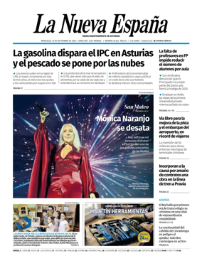 Cover of La Nueva Espana (Oviedo)