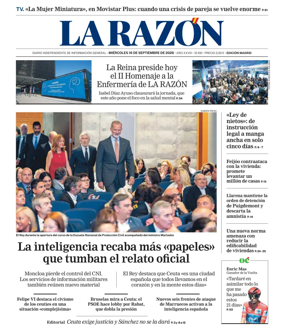 Cover of La Razon (Madrid)