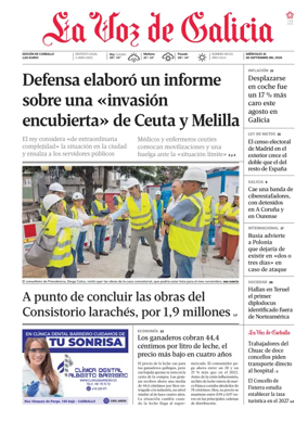 Cover of La Voz de Galicia (Carballo)