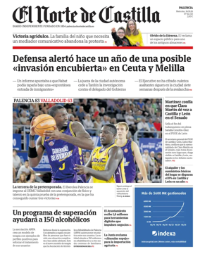Cover of Norte de Castilla (Palencia)