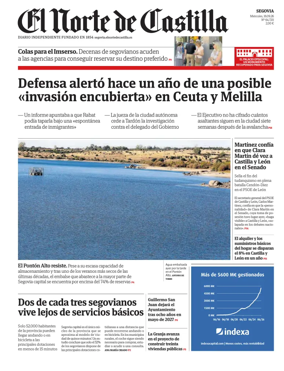 Cover of Norte de Castilla (Segovia)