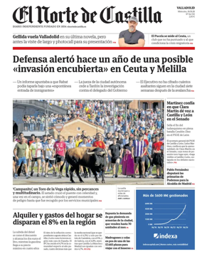 Cover of Norte de Castilla (Valladolid)