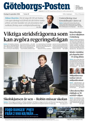 Cover of Goteborgs-Posten