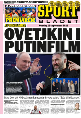 Cover of Sportbladet