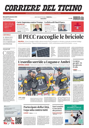 Cover of Corriere del Ticino