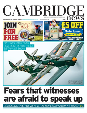 Cover of Cambridge News