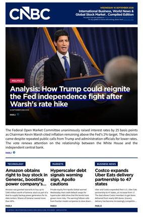 Cover of CNBC