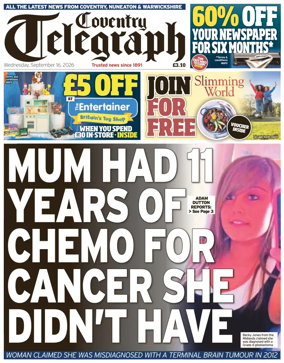 Cover of Coventry Telegraph