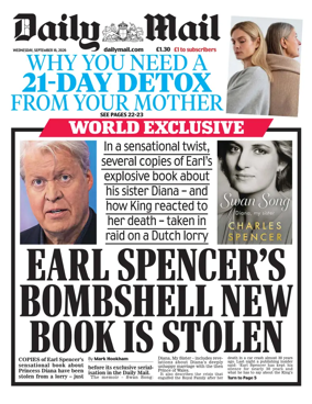 Cover of Daily Mail