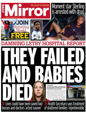 Cover of Daily Mirror