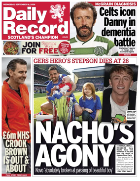 Cover of Daily Record