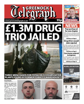Cover of Greenock Telegraph