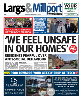 Cover of Largs & Millport Weekly News