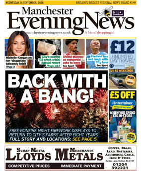 Cover of Manchester Evening News