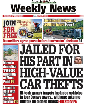 Cover of North Wales Weekly News