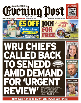 Cover of South Wales Evening Post