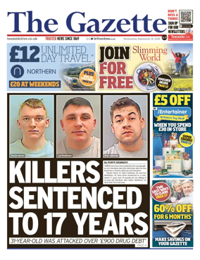 Cover of Teesside Evening Gazette