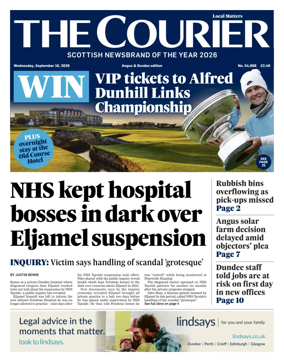 Cover of The Courier & Advertiser (Angus and Dundee)
