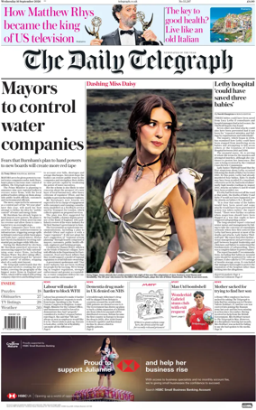 Cover of The Daily Telegraph