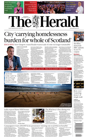 Cover of The Herald (Scotland)
