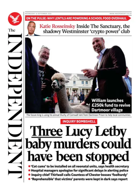 Cover of The Independent