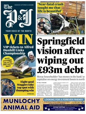 Cover of The Press and Journal (Inverness Highlands and Islands)