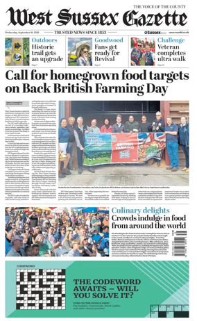 Cover of West Sussex Gazette