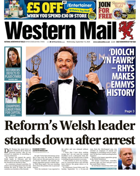 Cover of Western Mail