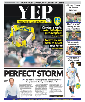 Cover of Yorkshire Evening Post