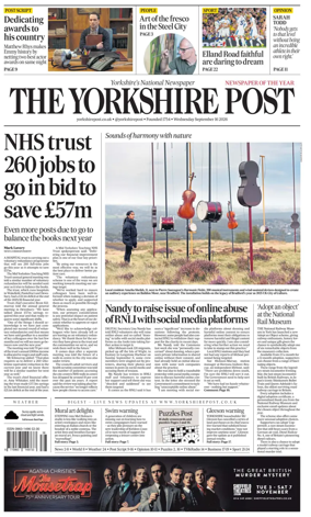 Cover of Yorkshire Post