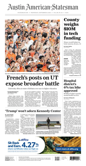 Cover of Austin American-Statesman