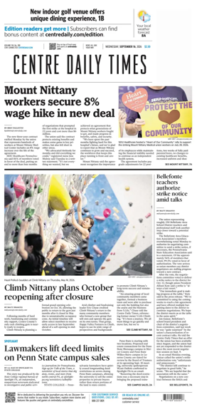 Cover of Centre Daily Times