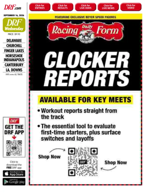 Cover of Daily Racing Form National Digital Edition