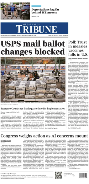 Cover of Great Falls Tribune