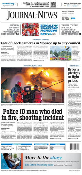 Cover of Hamilton Journal News