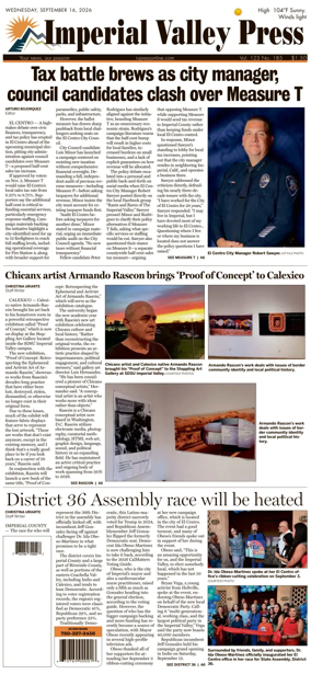 Cover of Imperial Valley Press