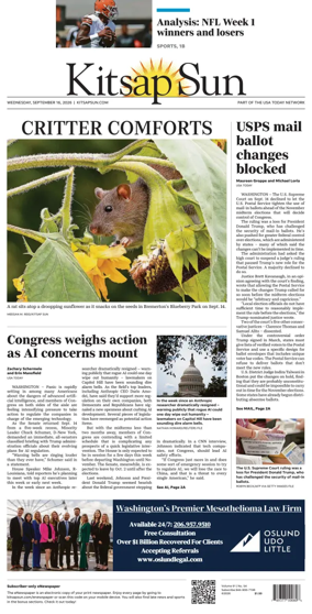 Cover of Kitsap Sun