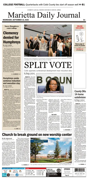 Cover of Marietta Daily Journal