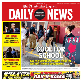 Cover of Philadelphia Daily News