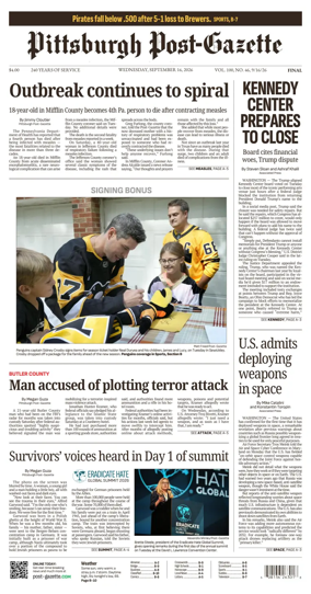 Cover of Pittsburgh Post-Gazette